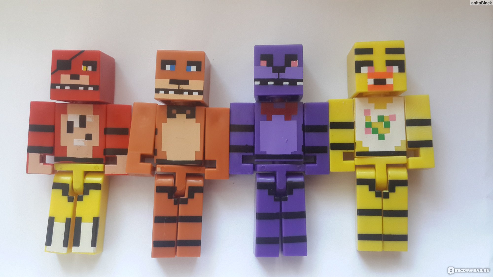 Игрушка Aliexpress 4 pcs / set Minecraft FNAF five nights Freddy 4 toy  Comes with four secret weapon for Legoing - «Большие фигурки любимых  героев!» | отзывы