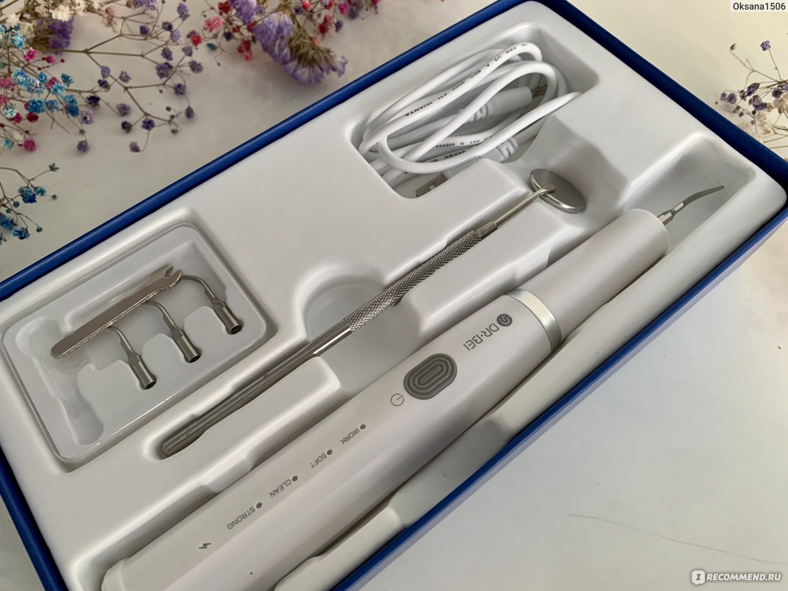 Ультразвуковой скалер Dr.Bei GYC2 портативный прибор для чистки зубов фото