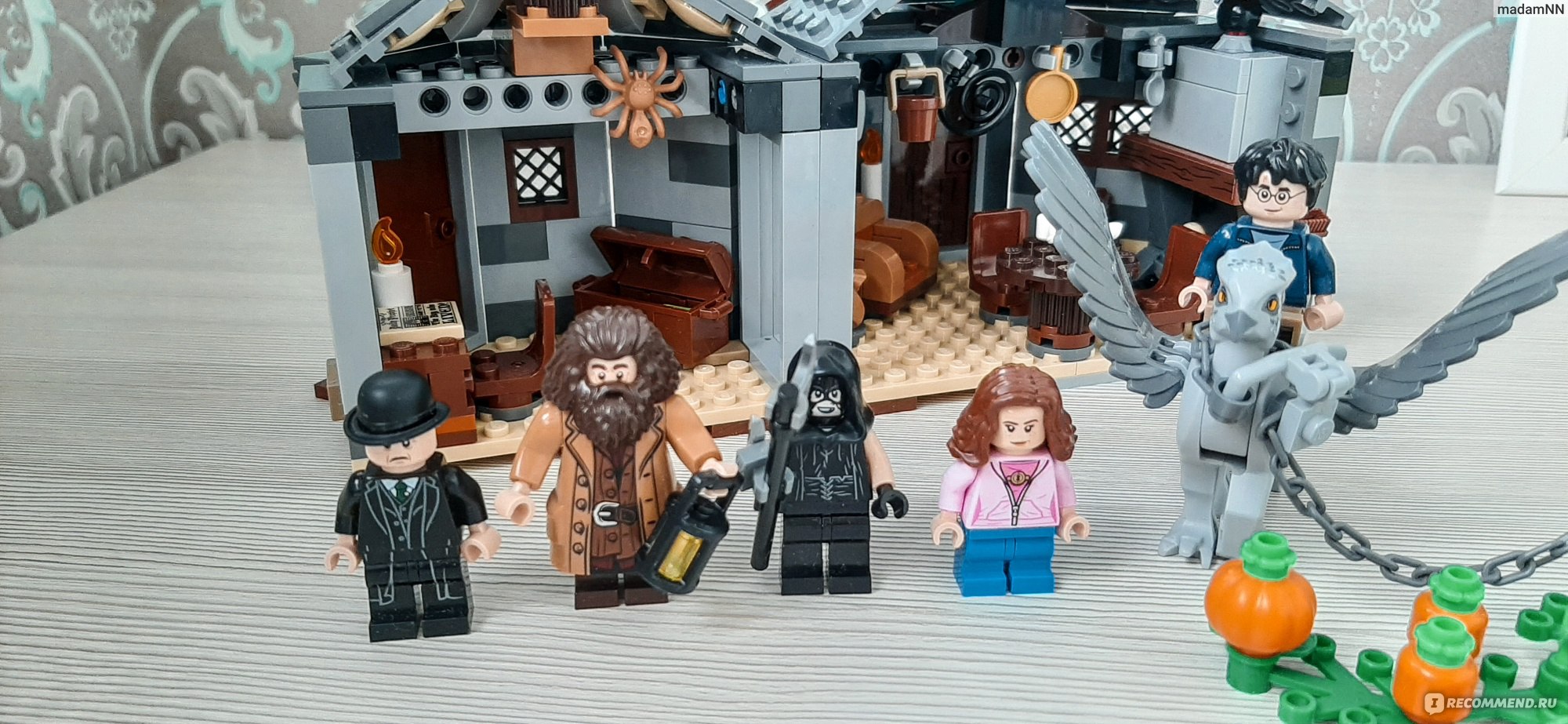 Lego Harry Potter Хижина Хагрида спасение Клювокрыла 75947 - «Lego Harry  Potter - Спасение Клювокрыла - один из лучших конструкторов в серии с  уникальной функцией. Светящийся кубик внутри хижины Хагрида. » | отзывы