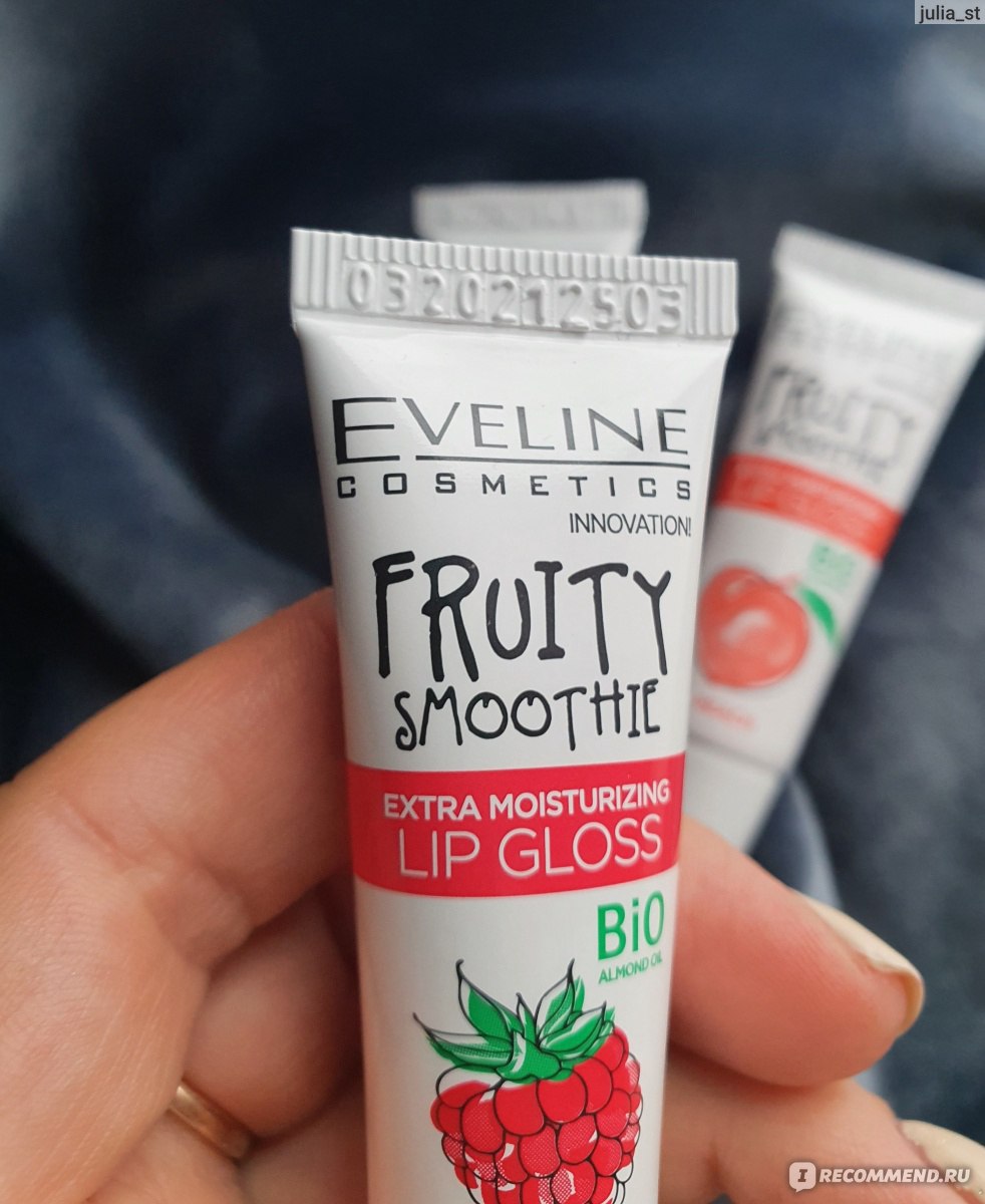 Блеск для губ Eveline Fruity smoothie