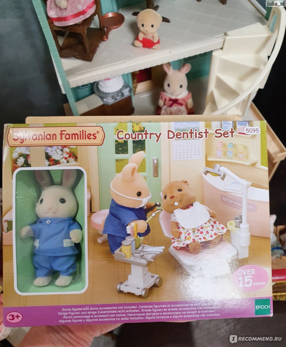 Игровой набор Sylvanian Families Кролик-стоматолог (5095) Country Dentist  Set - «А ваши сильвашки готовы лечить зубы? » | отзывы