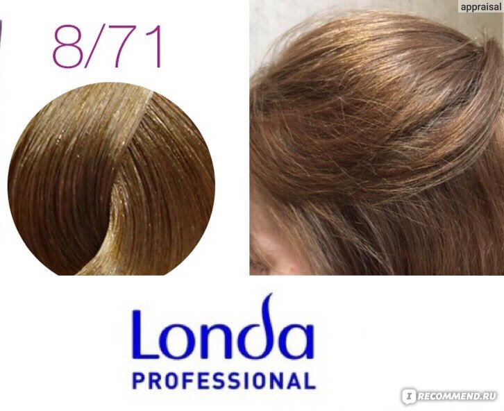 Краска для волос  Londa Professional 8/71 фото волос