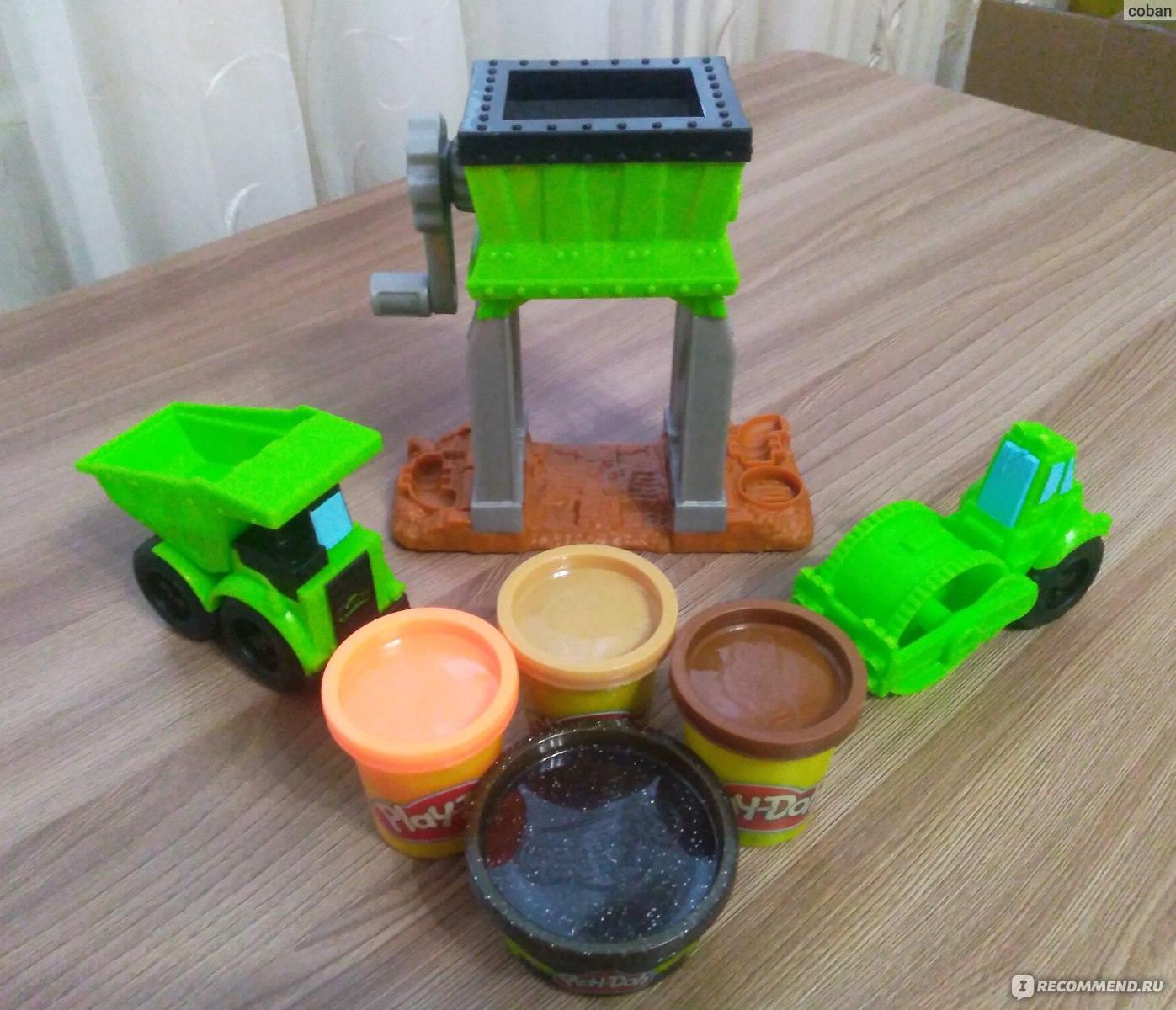 Play-Doh Веселая стройка - «Один из самых бестолковых наборов Play Doh,  если не самый... Превращаем пластилин в мусор» | отзывы