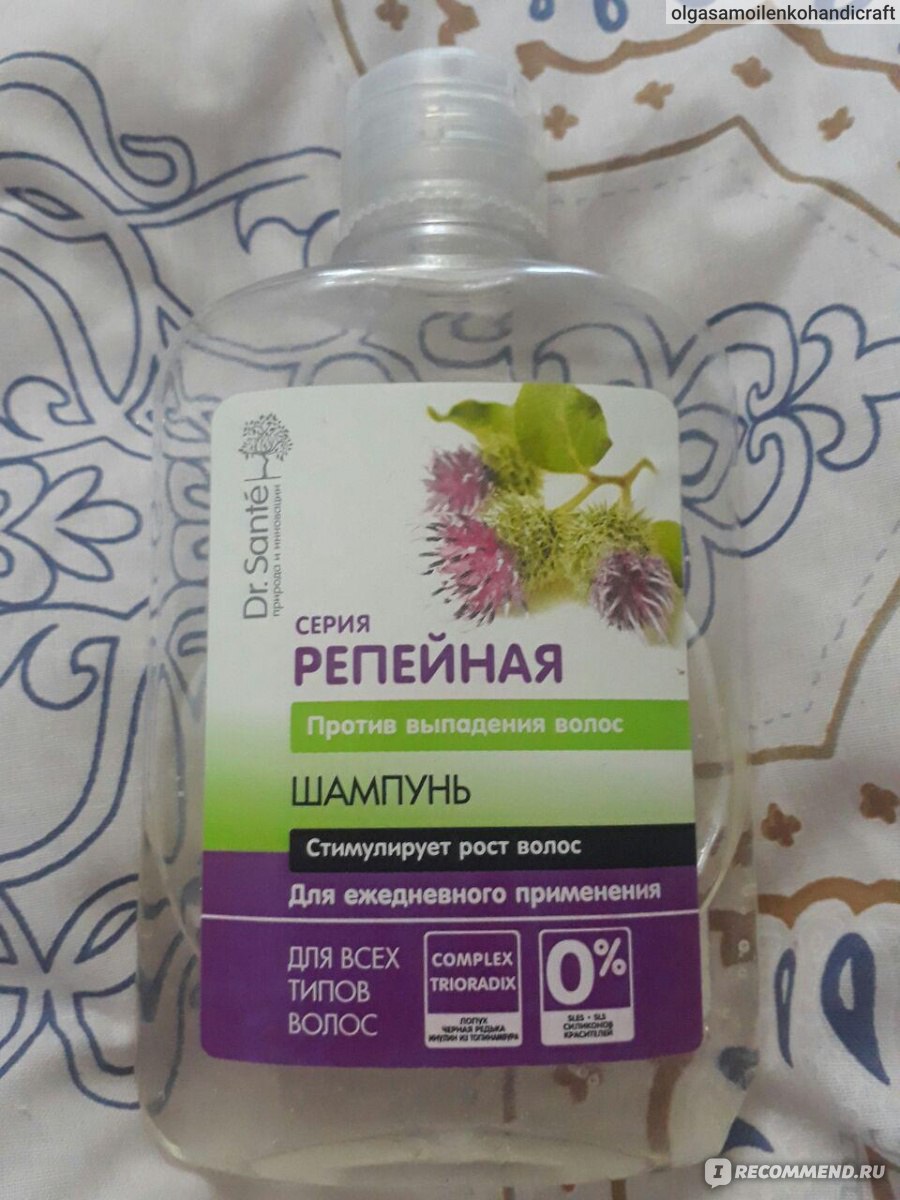 Шампунь от выпадения волос Dr.Sante Репейная серия - «Отличный шампунь ...