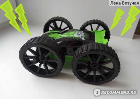 Henglong Plastic. toys Co Ltd Машинка-перевертыш на радиоуправлении Double roll stunt 5588-603 фото