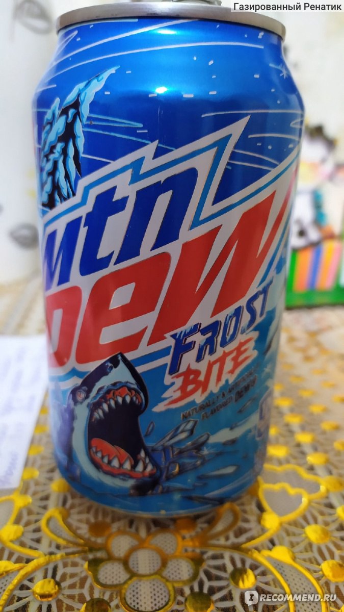 Напиток газированный Mountain Dew Frost Bite фото