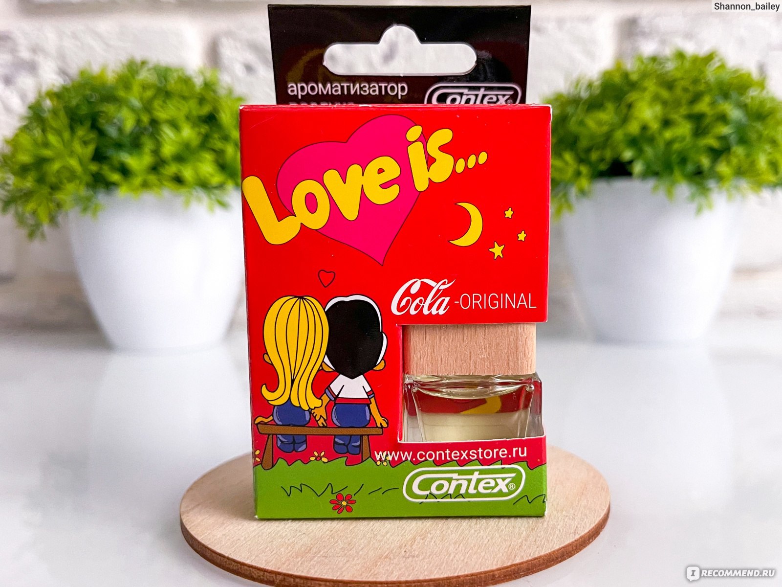 Ароматизатор воздуха Contex Love Is Cola (Кола) - «Love Is ароматизатор с  ароматом колы от Contex 🙈» | отзывы