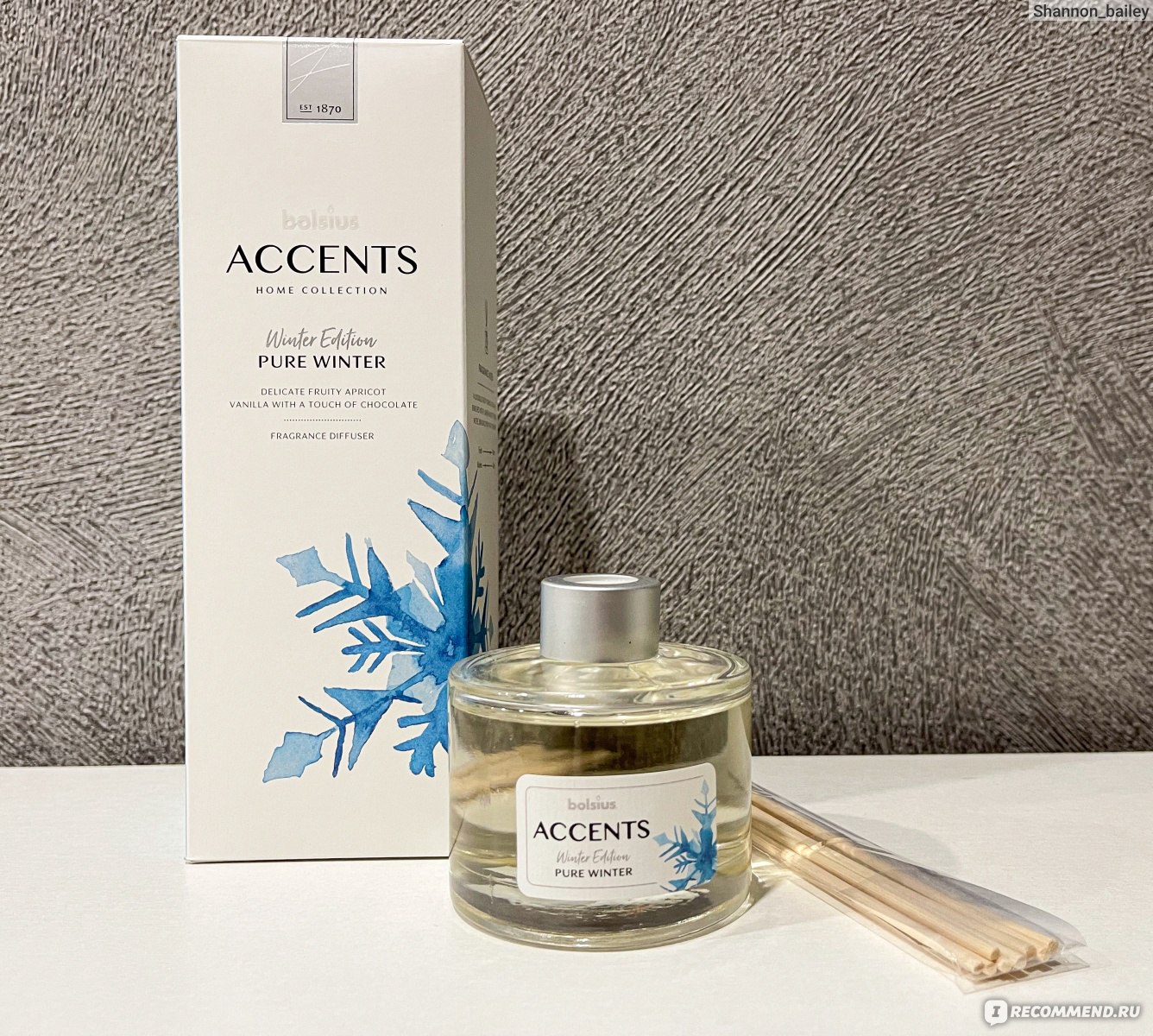 Ароматический диффузор Bolsius Accents Pure Winter - «Что им можно  ароматизировать, разве что кукольный домик.. Ждала тёплый шоколад с  абрикосом, получила «ничего»» | отзывы