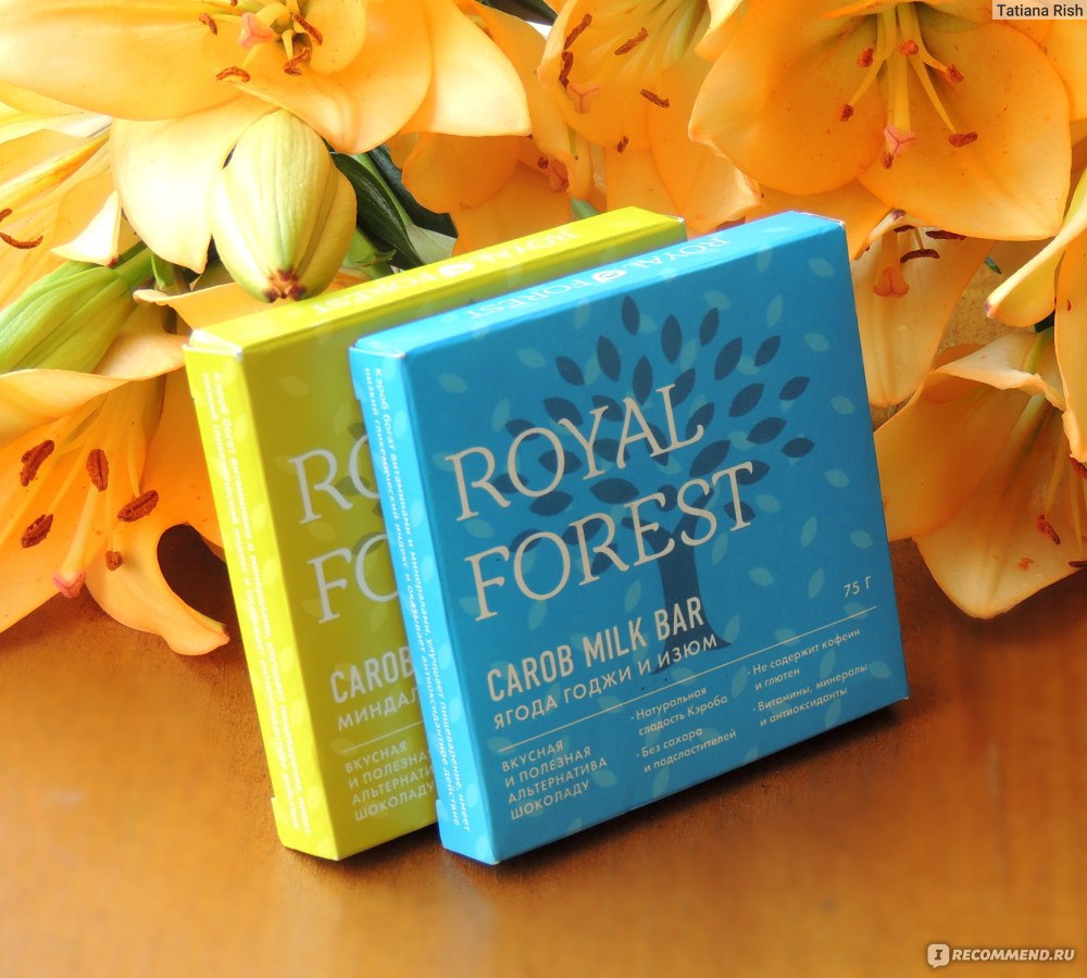 Royal Forest шоколад из кэроба