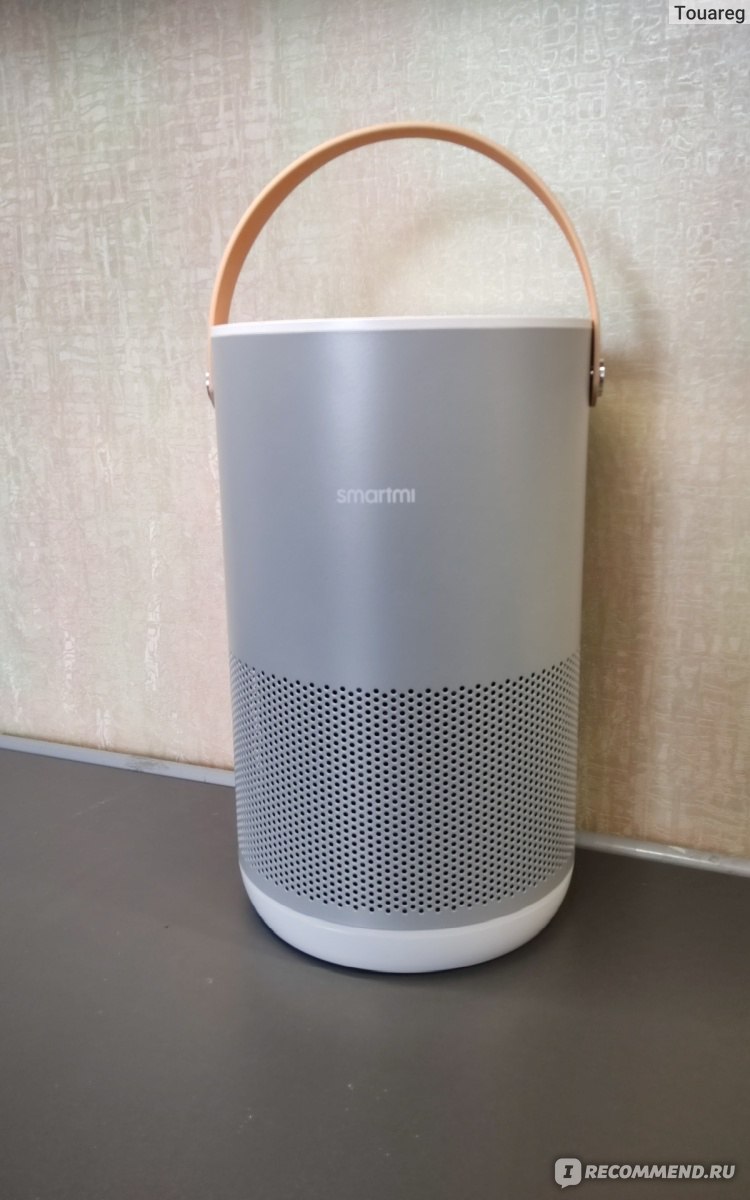 Очиститель воздуха Xiaomi Smartmi Air Purifier P1 - «❇️ Аллергию не  вылечит, но легче дышать поможет. Компактный очиститель для небольших  помещений с богатым функционалом и хорошей фильтрацией не нарушит фен-шуя в  вашей