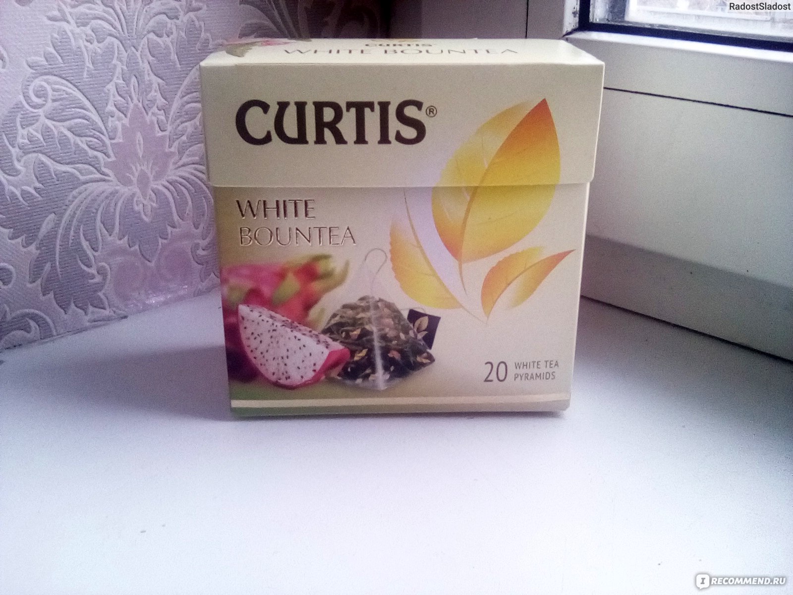 Белый чай Curtis White Bountea в пирамидках - «Проба белого чая в ...