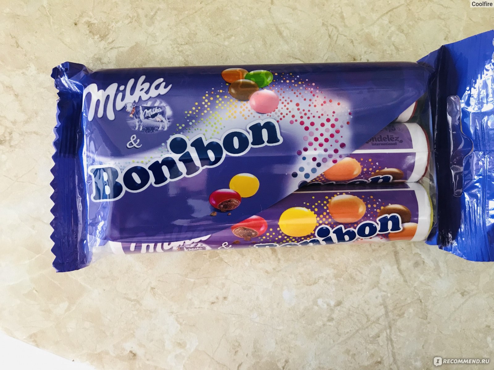 Шоколадное драже Milka Bonibon