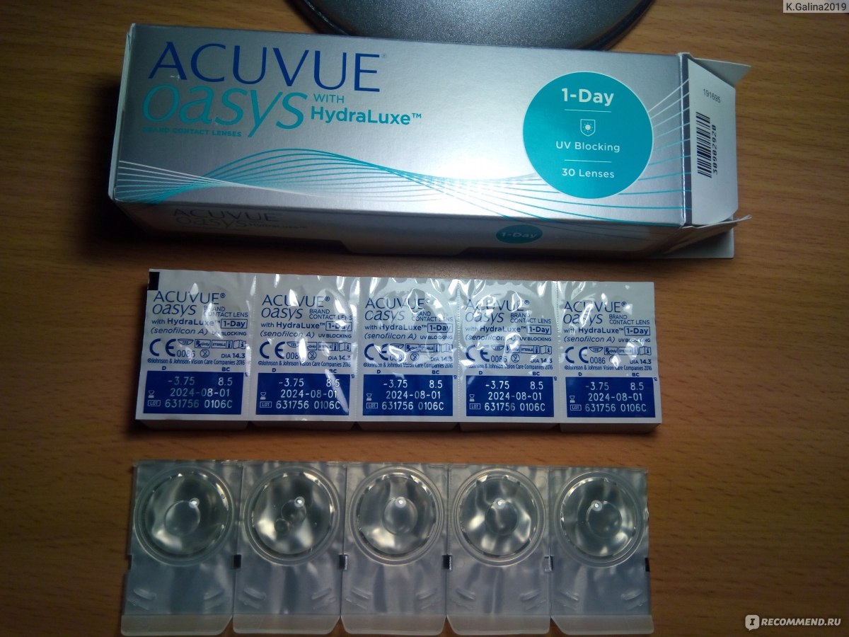 Acuvue oasys 1 day