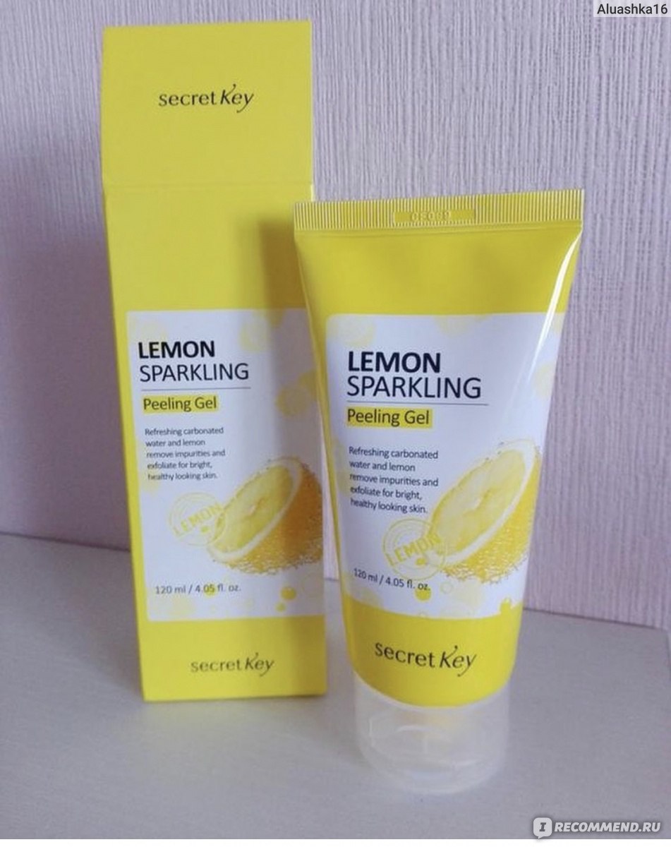 Лимонный пилинг-скатка SECRET KEY Lemon Sparkling Peeling Gel - «Легко ...