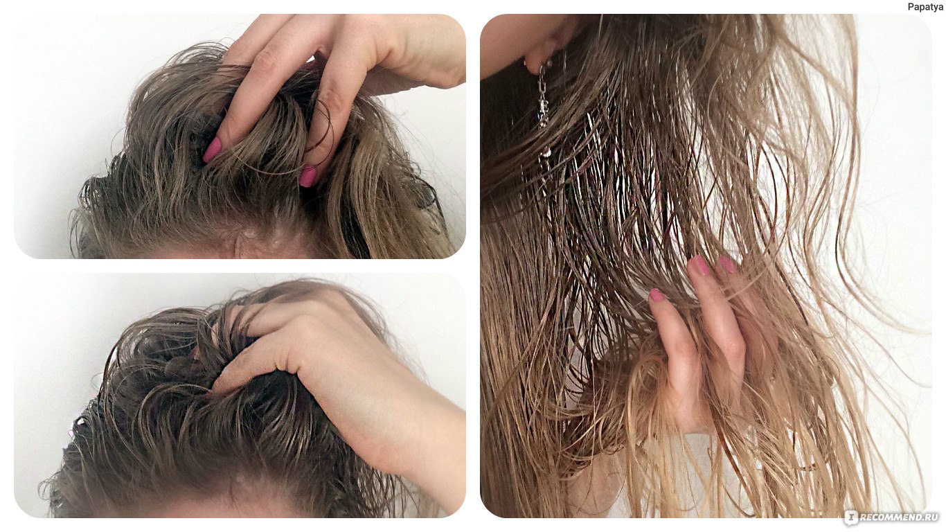 Как уложить мокрые волосы муссом