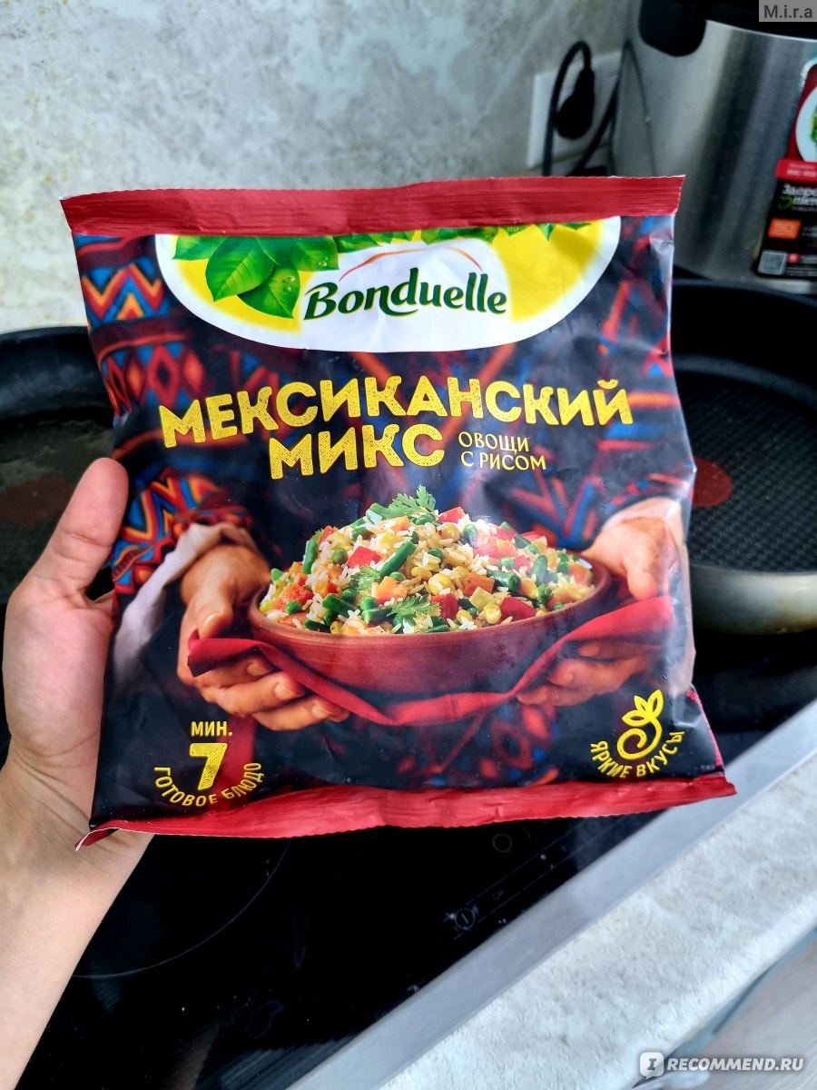 Овощи с рисом Bonduelle «Мексиканский микс» - «Супер быстро и вкусно даже с  тушенкой.» | отзывы