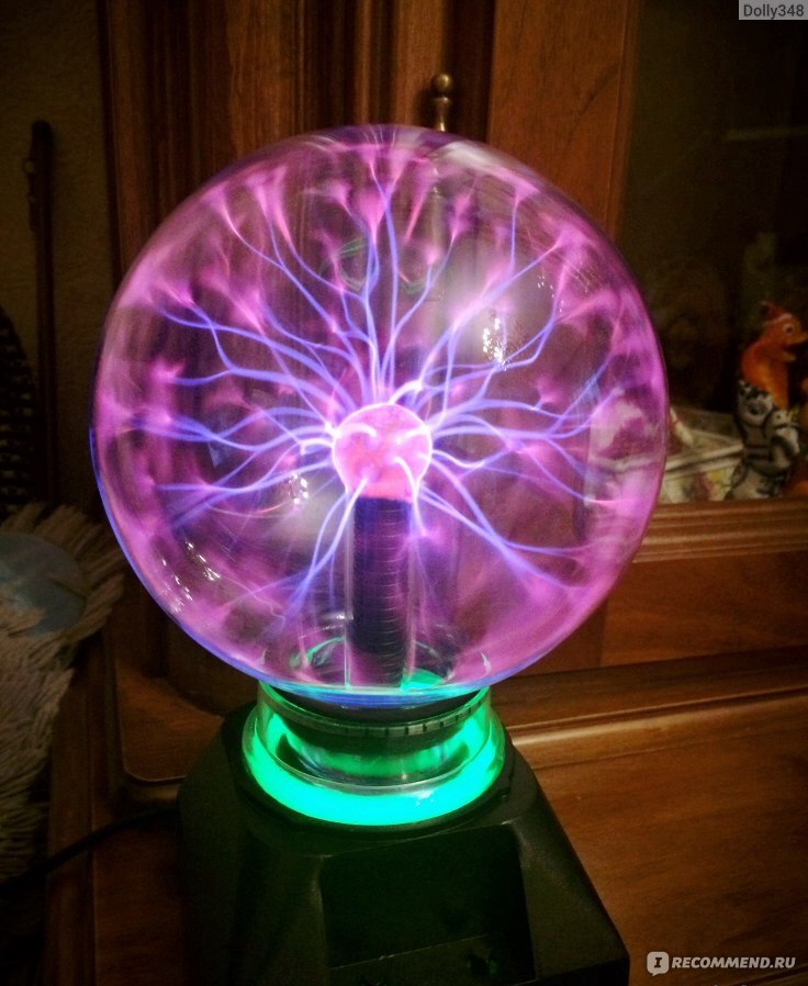 Плазменный шар с молниями, электрический, магический, катушка тесла
