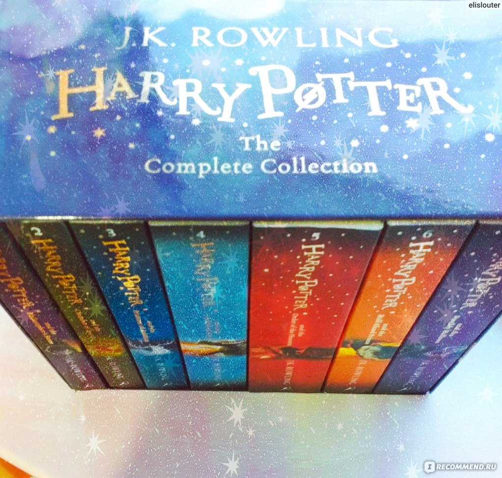 Harry Potter the Complete collection. J. K. Rowling - «⚡Долой вольные  переводы Росмэна и Махаона. Читаем Гарри Поттера в оригинале и учим  английский⚡» | отзывы