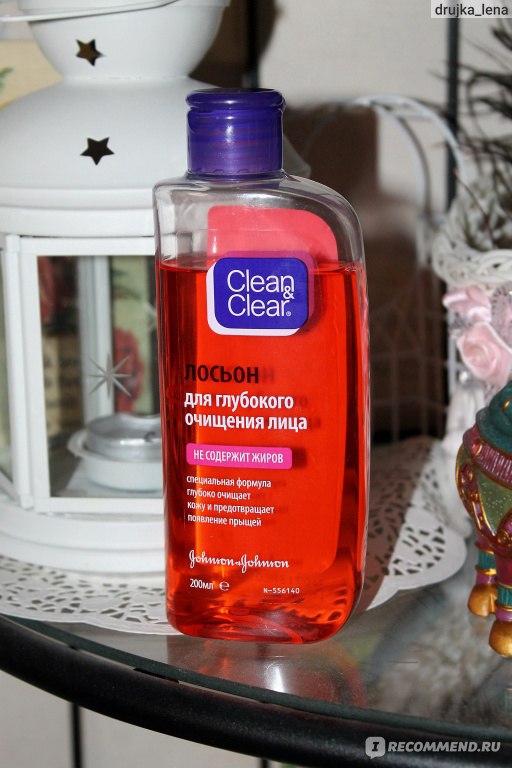 Лосьон для лица Clean&Clear Для глубокого очищения лица - «Долой прыщи ...