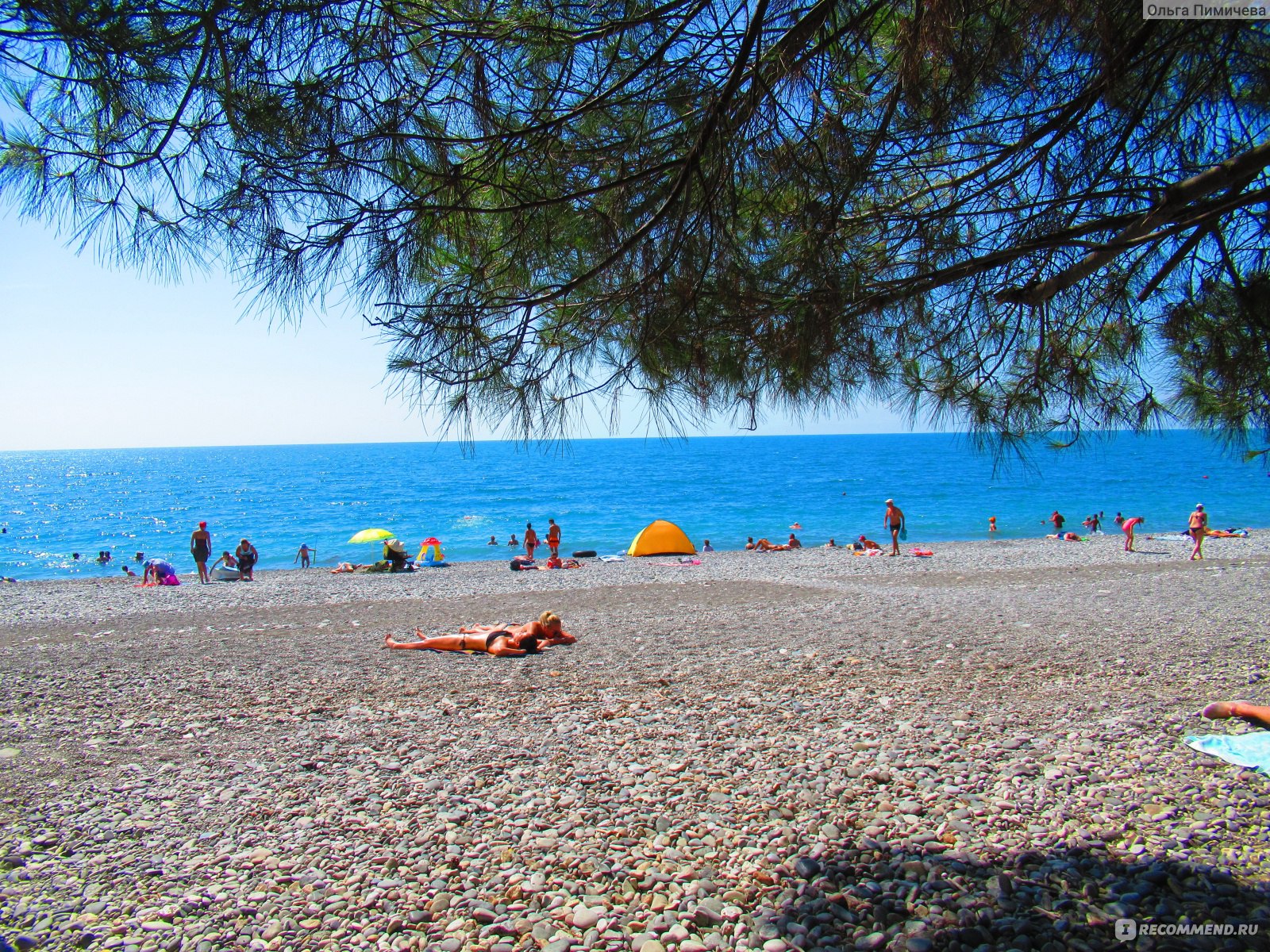 Пляж Лдзаа Абхазия