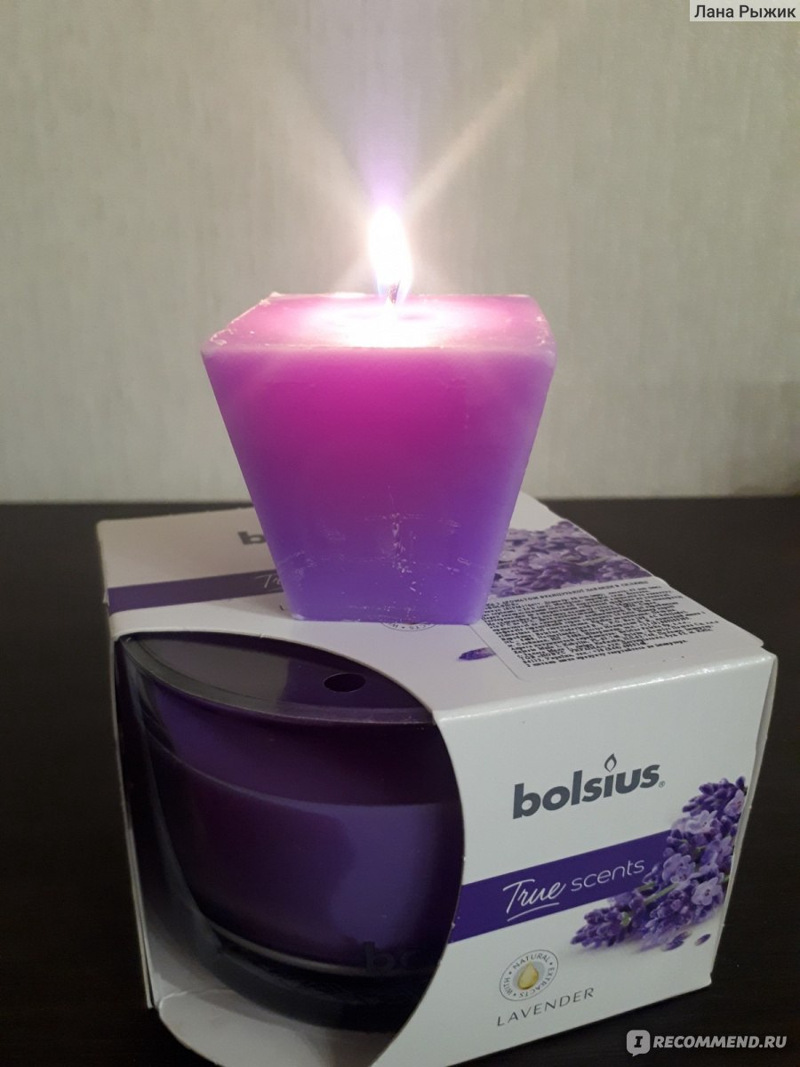 Ароматическая свеча Bolsius French lavender Французская лаванда - «А какой  аромат у вашего дома?» | отзывы