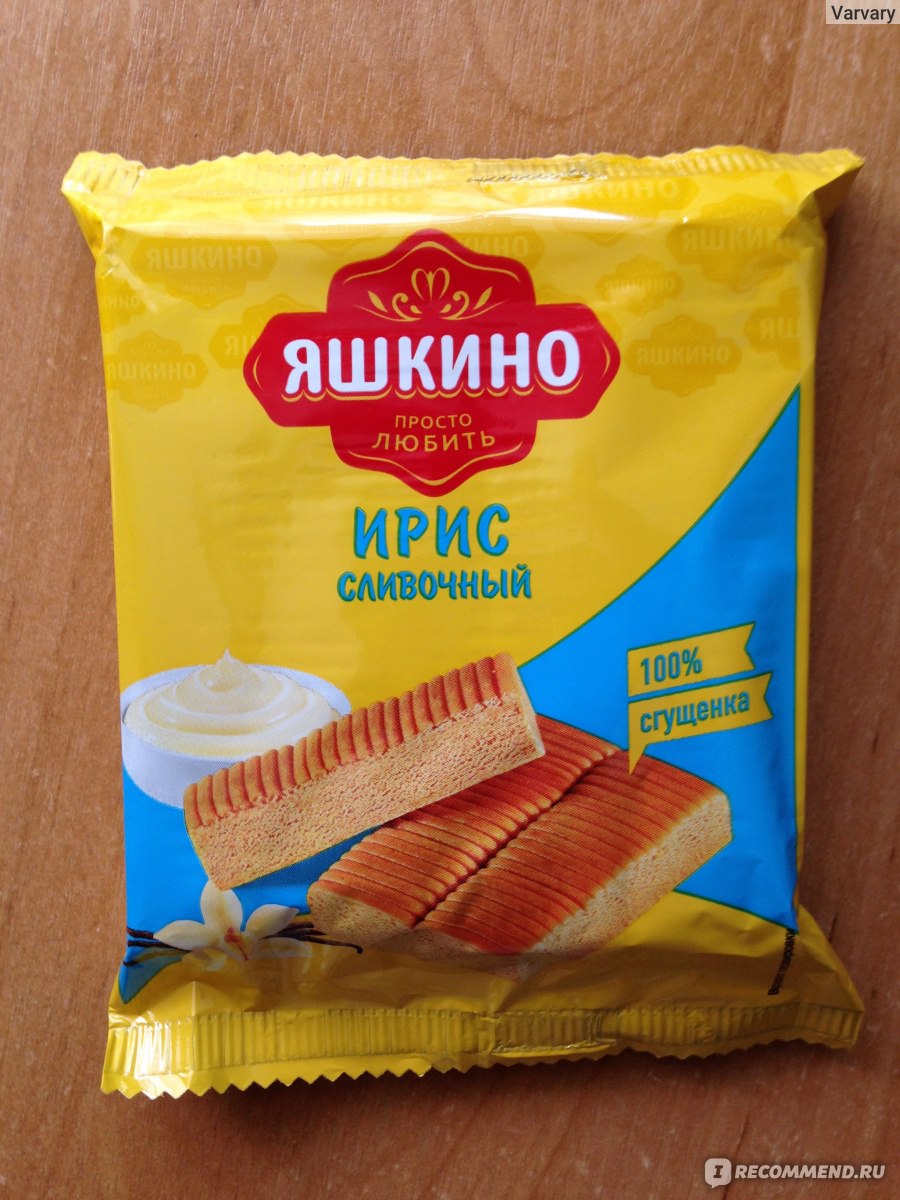 Ирис Яшкино Сливочный - «Нанотехнология - сгущёнка в плитках!» | отзывы