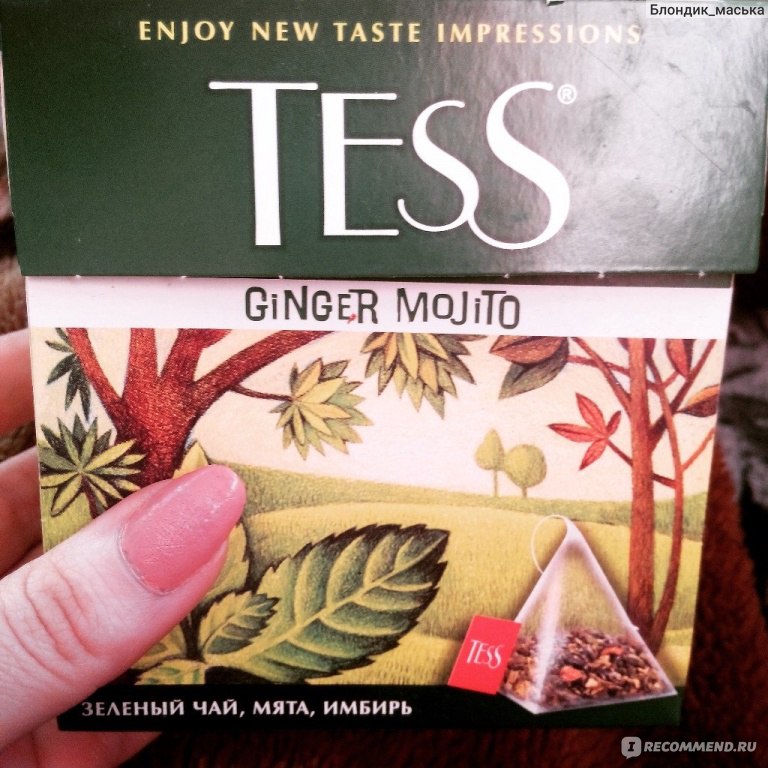 Чай Tess Ginger Mojito - «Мой любимый чай на диете:)» | отзывы