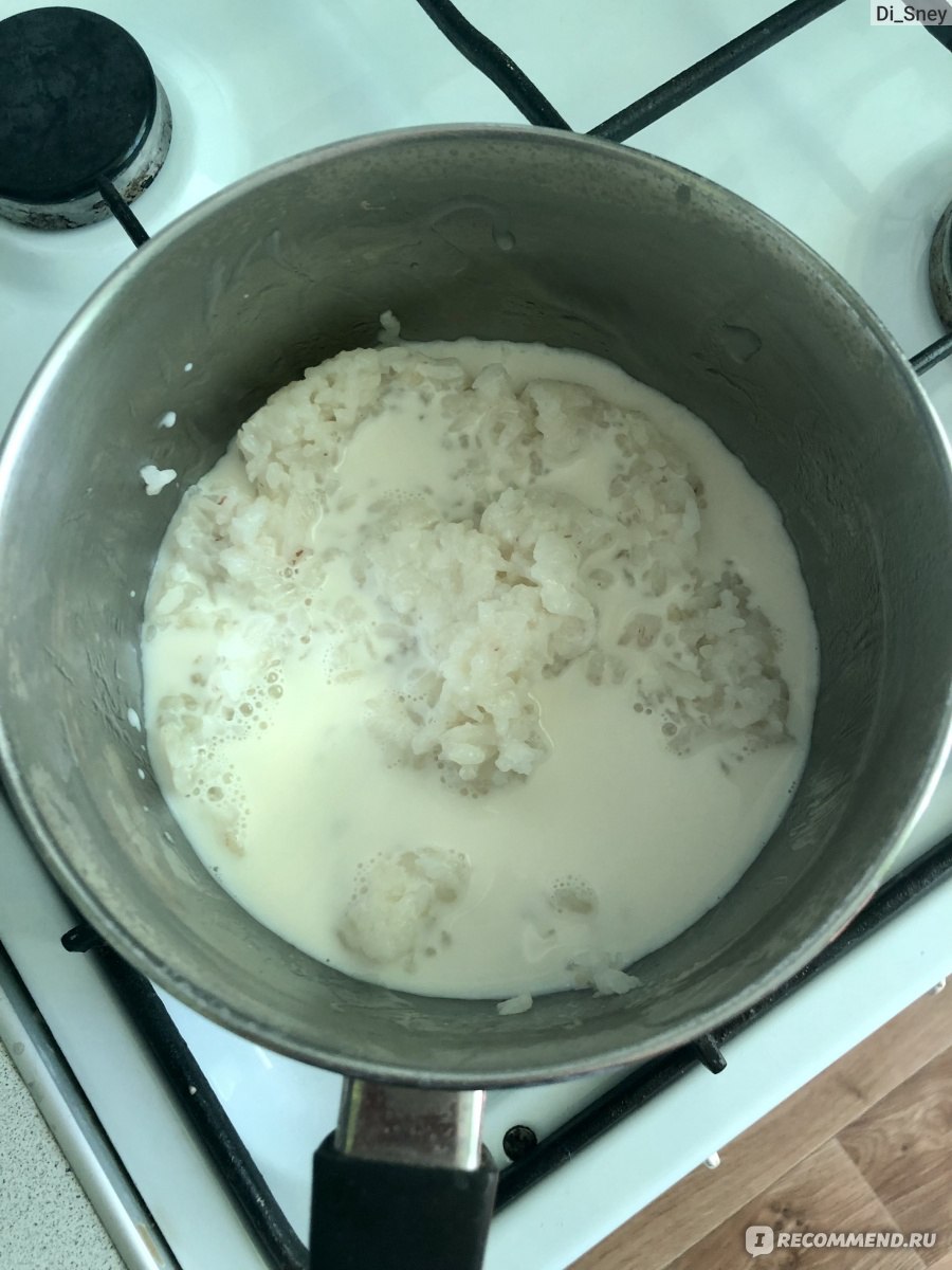Молочная рисовая каша в мультиварке Панасоник
