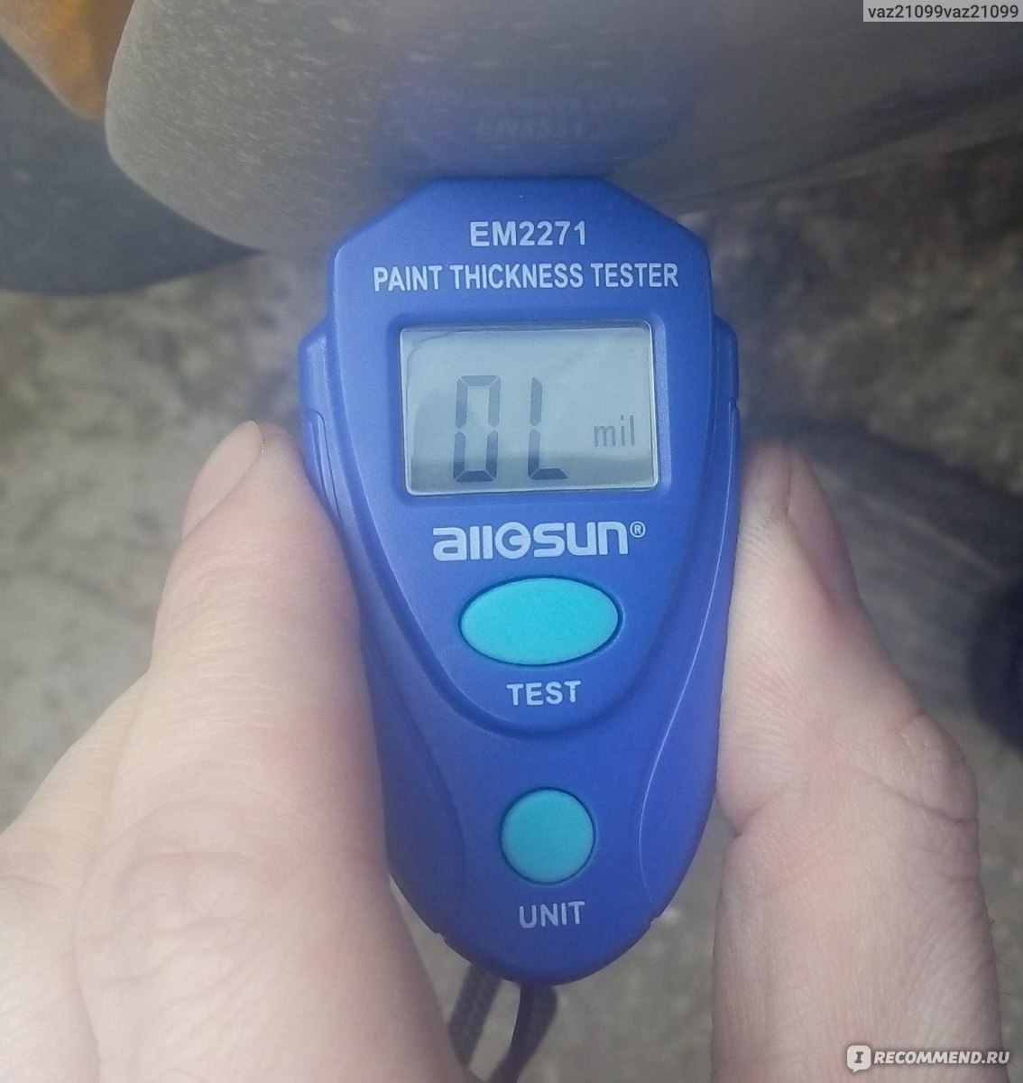 Толщиномер Aliexpress Allosun paint thickness tester EM2271 фото