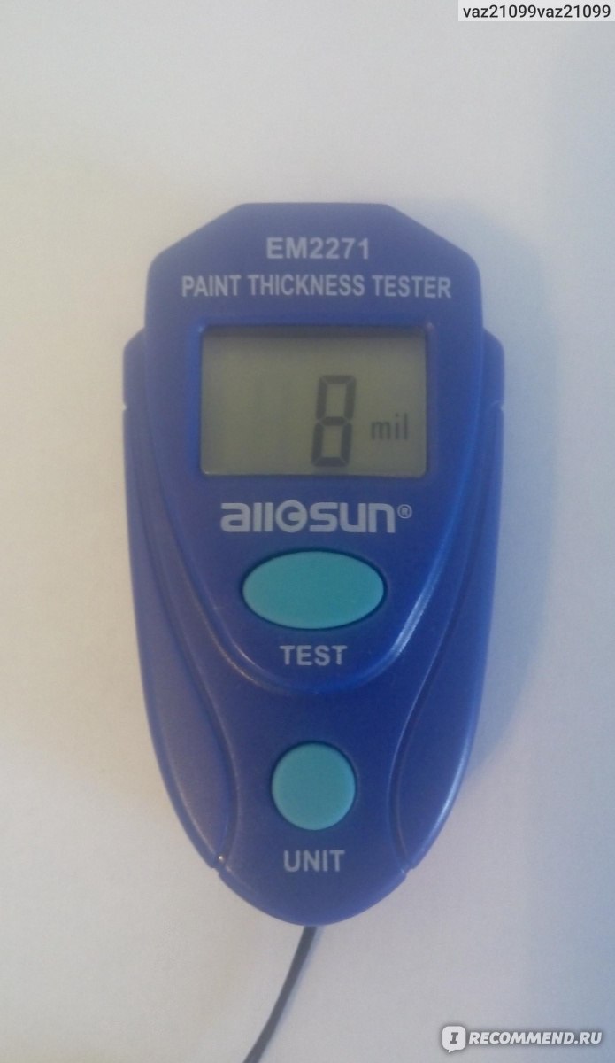 Толщиномер Aliexpress Allosun paint thickness tester EM2271 фото