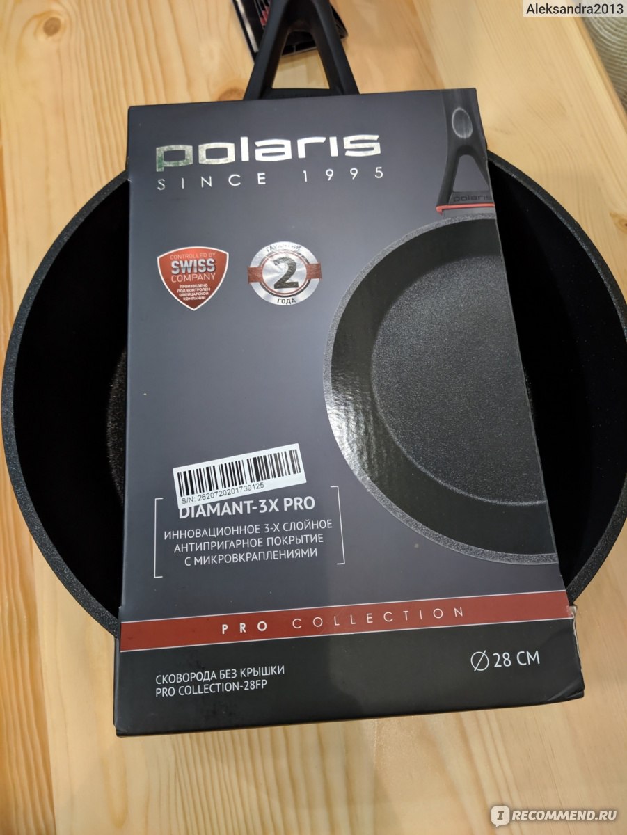 Сковорода с антипригарным покрытием POLARIS PRO collection-28FP Ø28 см - «Овсяноблин  рецепт для правильного питания на сковороде без добавления масла, как  правильно приготовить? Сковорода антипригарная с хорошим покрытием поларис  - уверена что