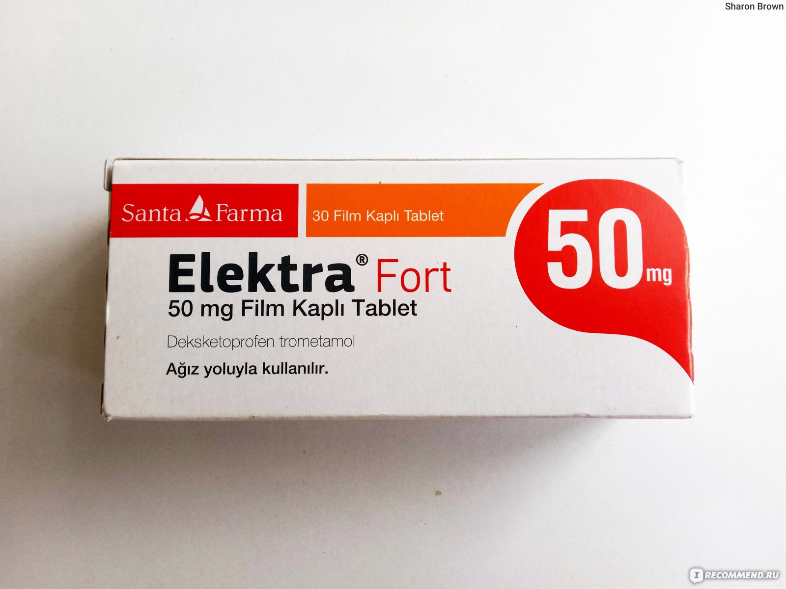 Нестероидное противовоспалительное средство Santa Farma ELEKTRA FORT - «  Elektra Fort : сильное обезболивающее, но не всегда эффективное » | отзывы