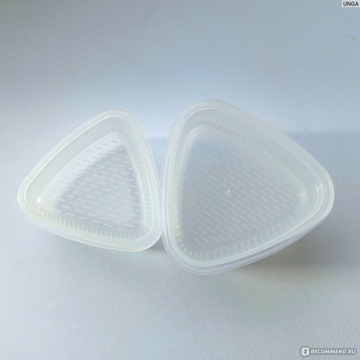 Форма для онигири AliExpress 2Pcs Triangular Plastic Sushi Rice Ball Maker Mould Onigiri Mold Set Kitchen Gadgets Stuff Transparent Bento Accessories фото