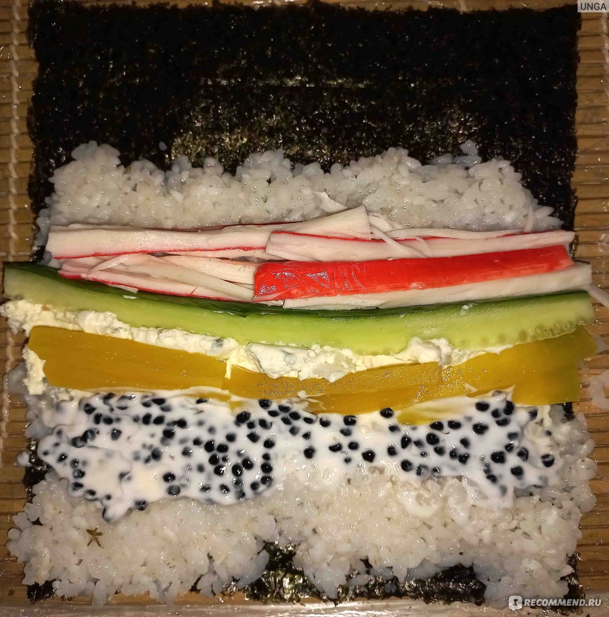 Морские водоросли нори Tidori Yaki Sushi Nori Gold - «🍣 Целых 100 листов  нори! Бюджетная цена и много роллов 🍣» | отзывы