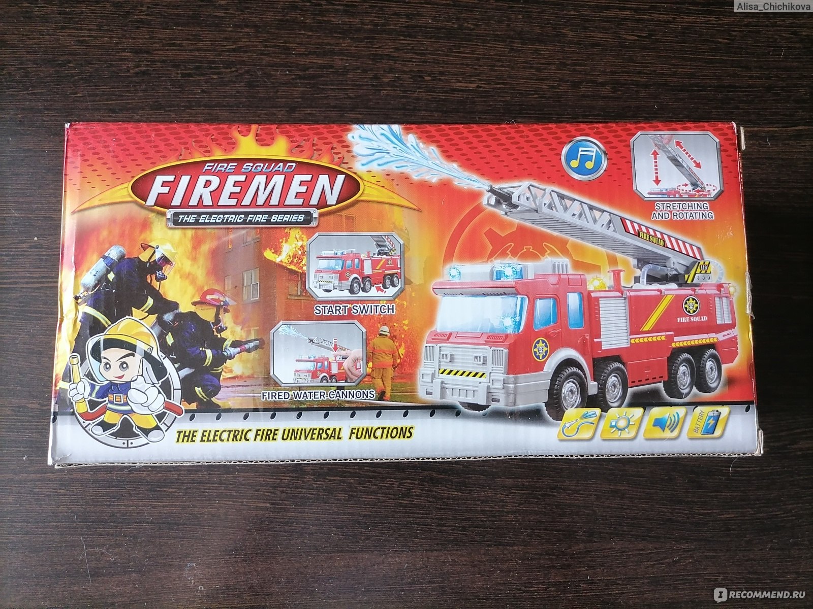 Игрушка Fire Squad Firemen The Electric Fire Series - «Интересная задумка  для того, кто мечтает о Настоящей пожарной машинке🚒 настоящий шланг с  подачей воды! » | отзывы