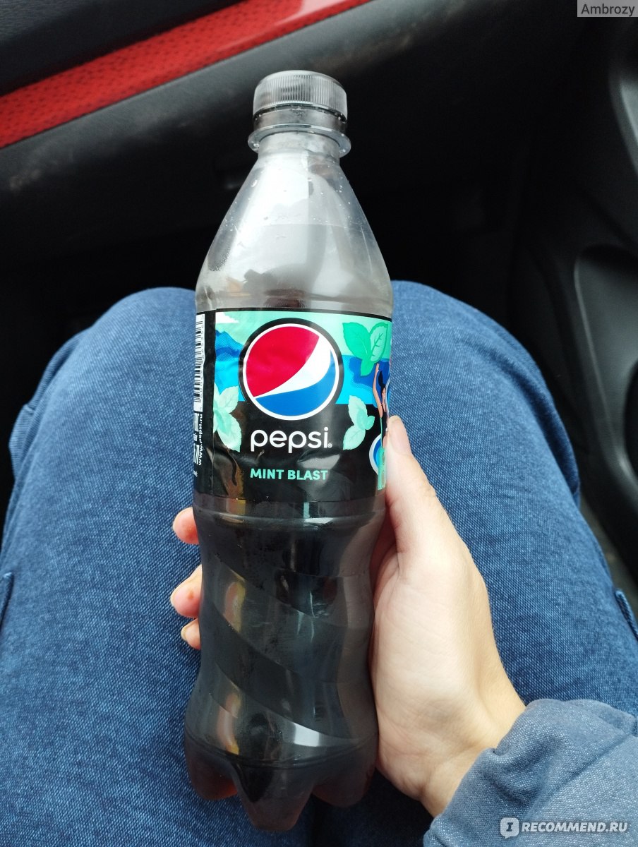 Безалкогольный напиток Pepsi “Blast Mint” без калорий со вкусом дикой ...