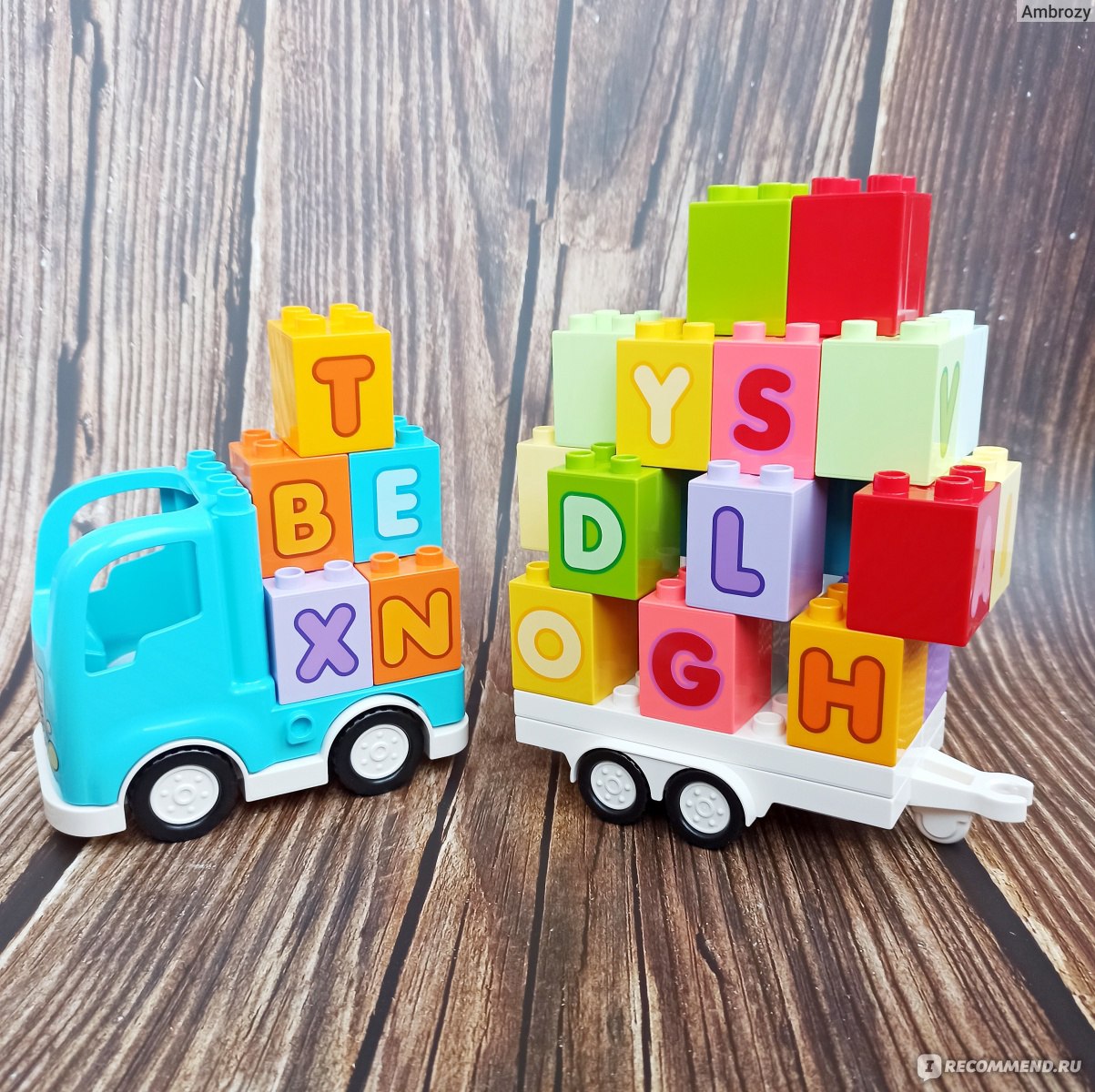 Lego Duplo 10915 Alphabet Truck - «Lego Duplo 10915 Alphabet Truck:  отличное дополнение к 