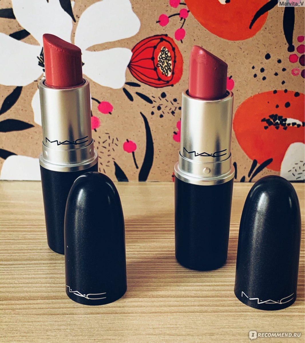 Губная помада MAC Matte Lipstick - «Прекрасные матовые помады Mac Matte ...