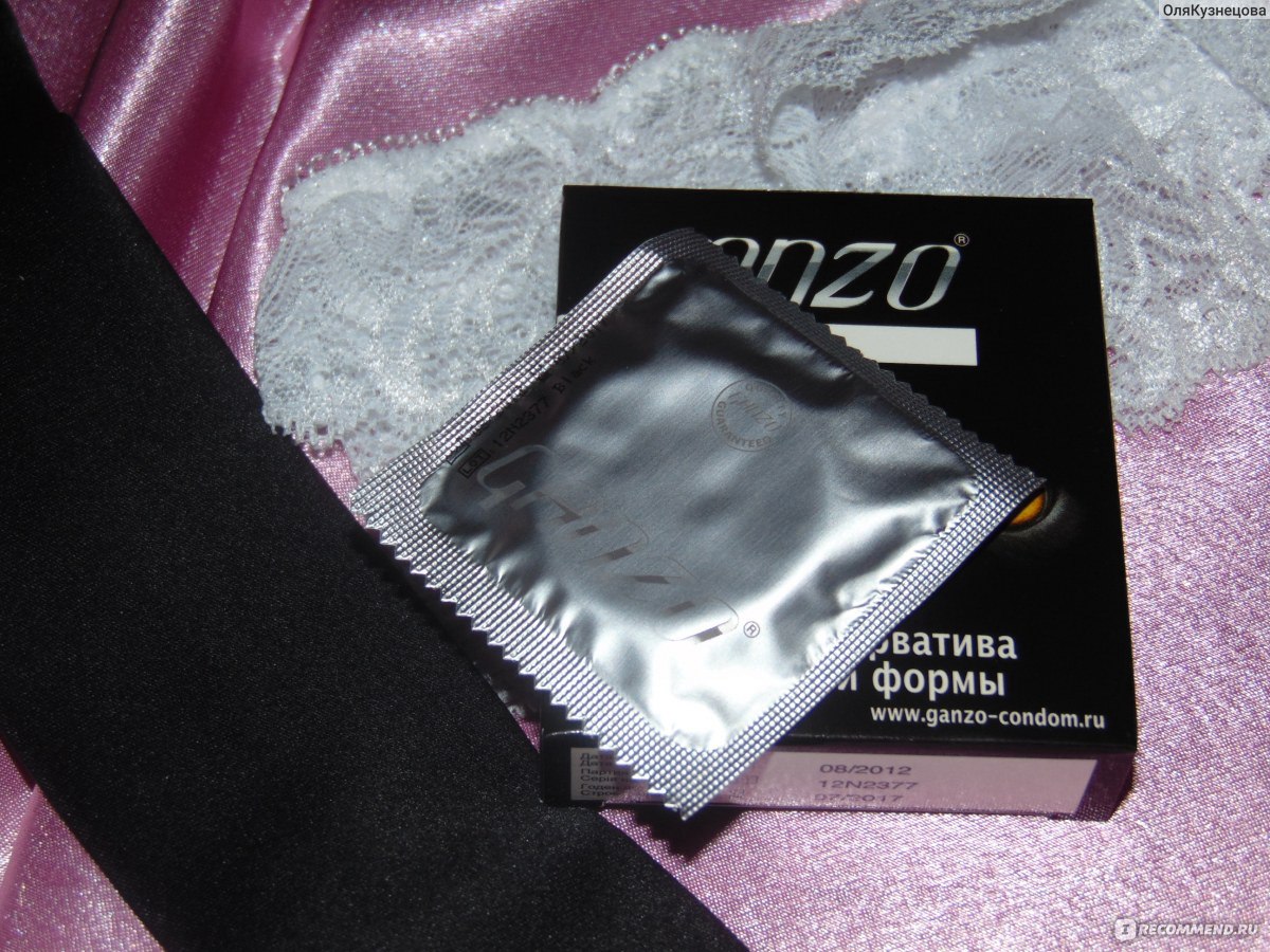Презервативы Ganzo Black - «В черной-черной комнате, черный-черный ...