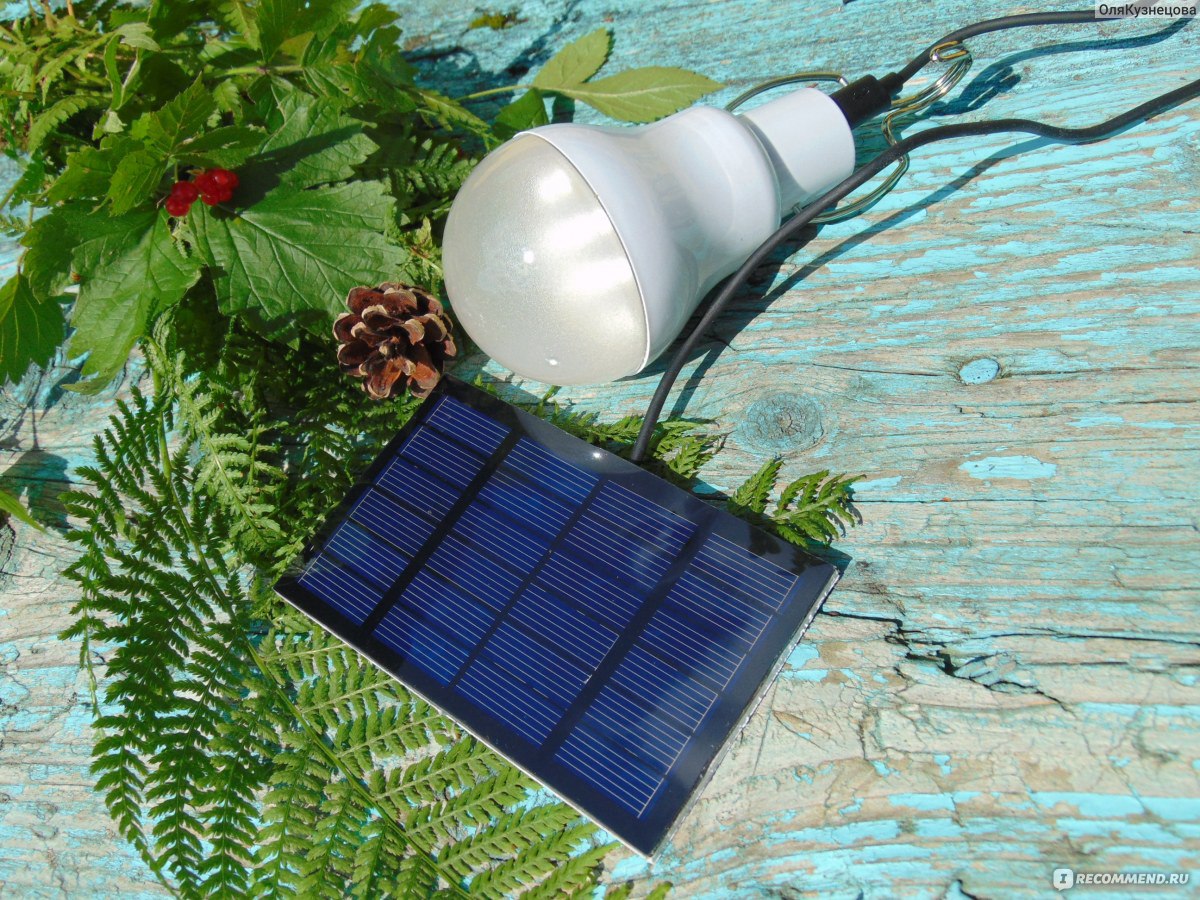 Купить Led лампочка с солнечной батареей S K 5W Lm в ABCLED за €