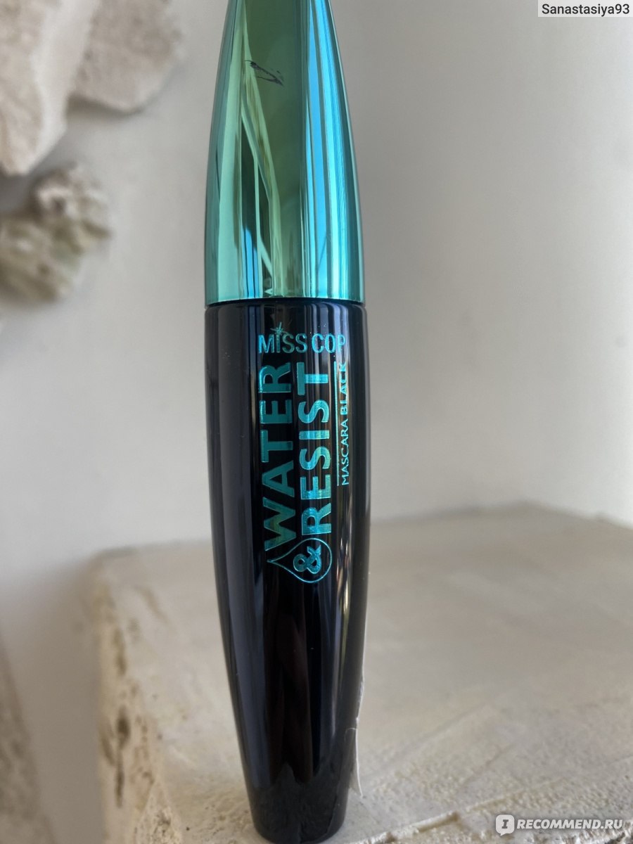 Водостойкая тушь Miss Cop Water & resist Mascara - «Водостойкая тушь,  которая действительно работает - пережила поход в бассейн и хамам и никуда  не исчезла🔥» | отзывы