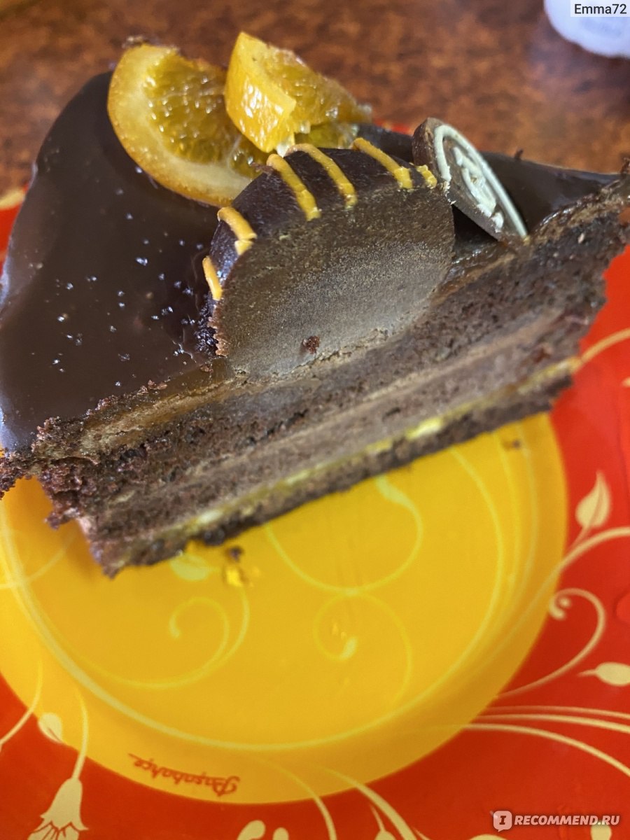 Шоколадный торт «Мокко-апельсин»