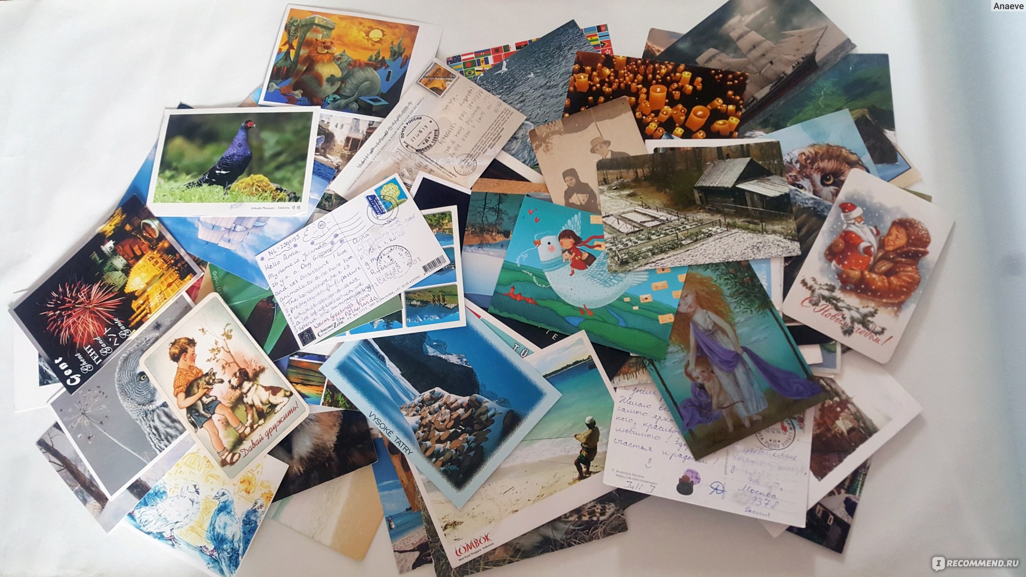 Postcrossing: всемирное движение обмена открытками.
