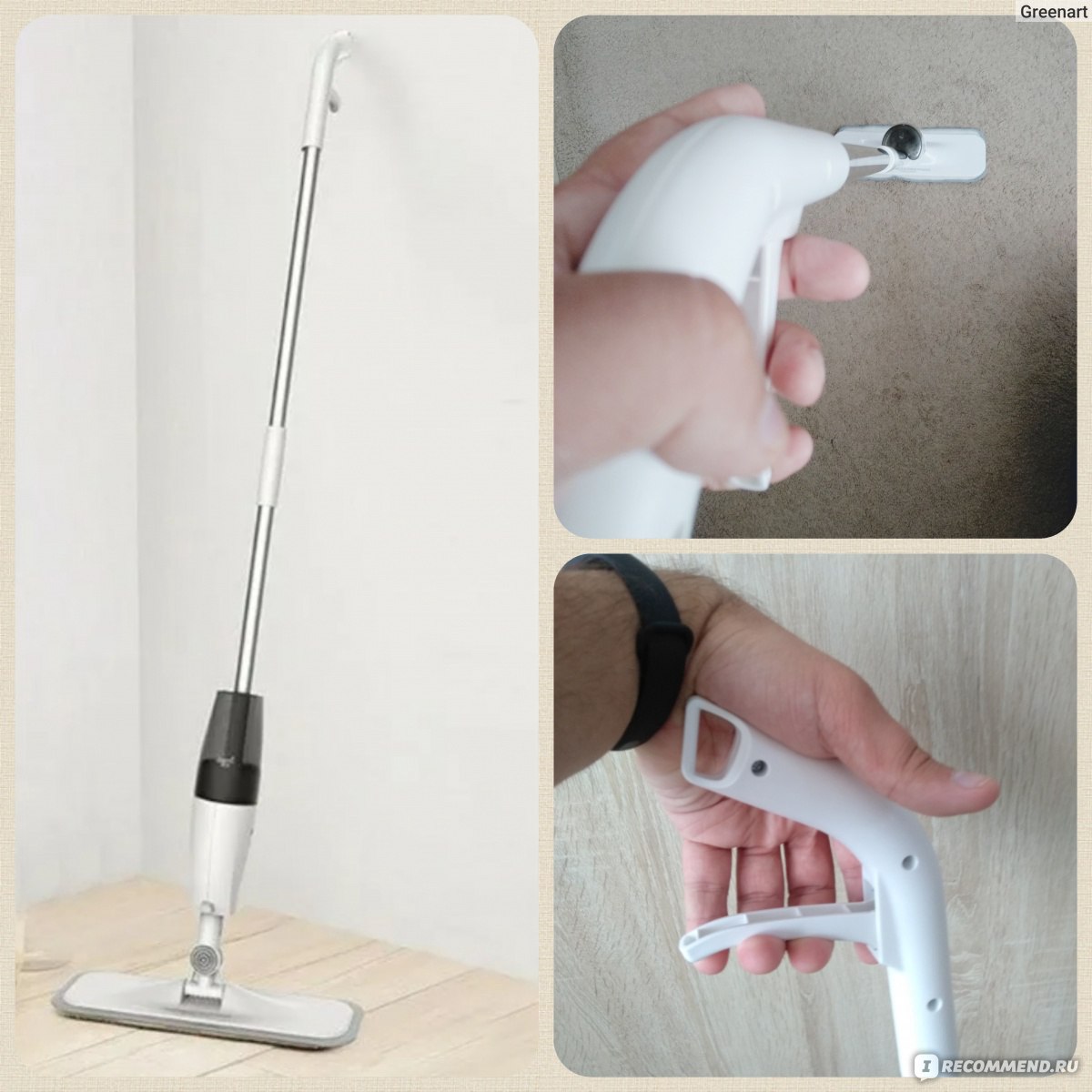 Швабра Xiaomi Deerma Water Spray Mop - «Швабра Xiaomi, наш тест-драйв  длиною в полгода! Вся правда начистоту!» | отзывы