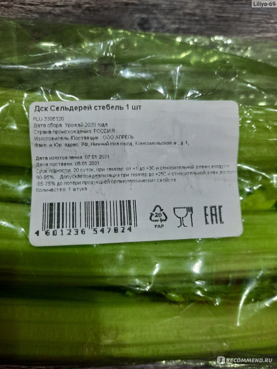 Сельдерей (celery)