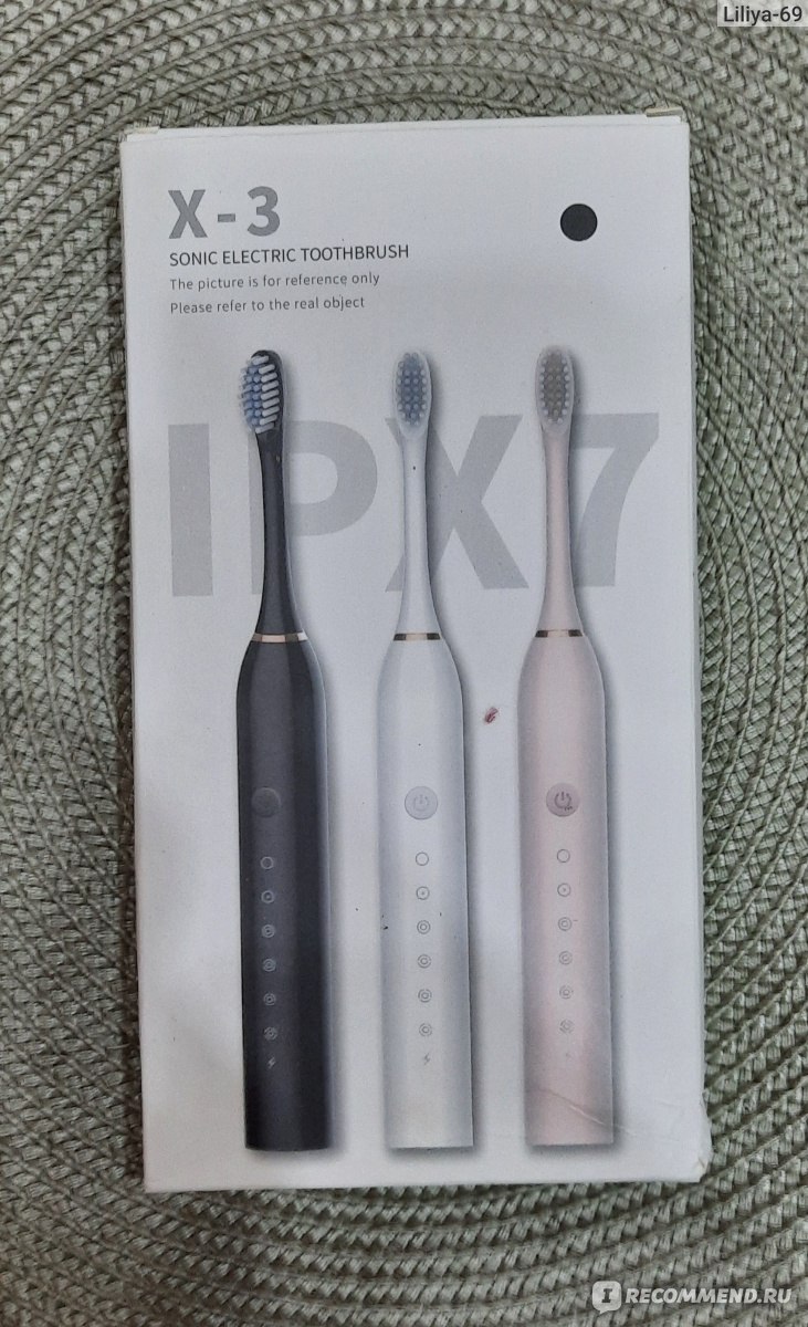 Звуковая зубная щетка Sonic Electric Toothbrush X-3 фото