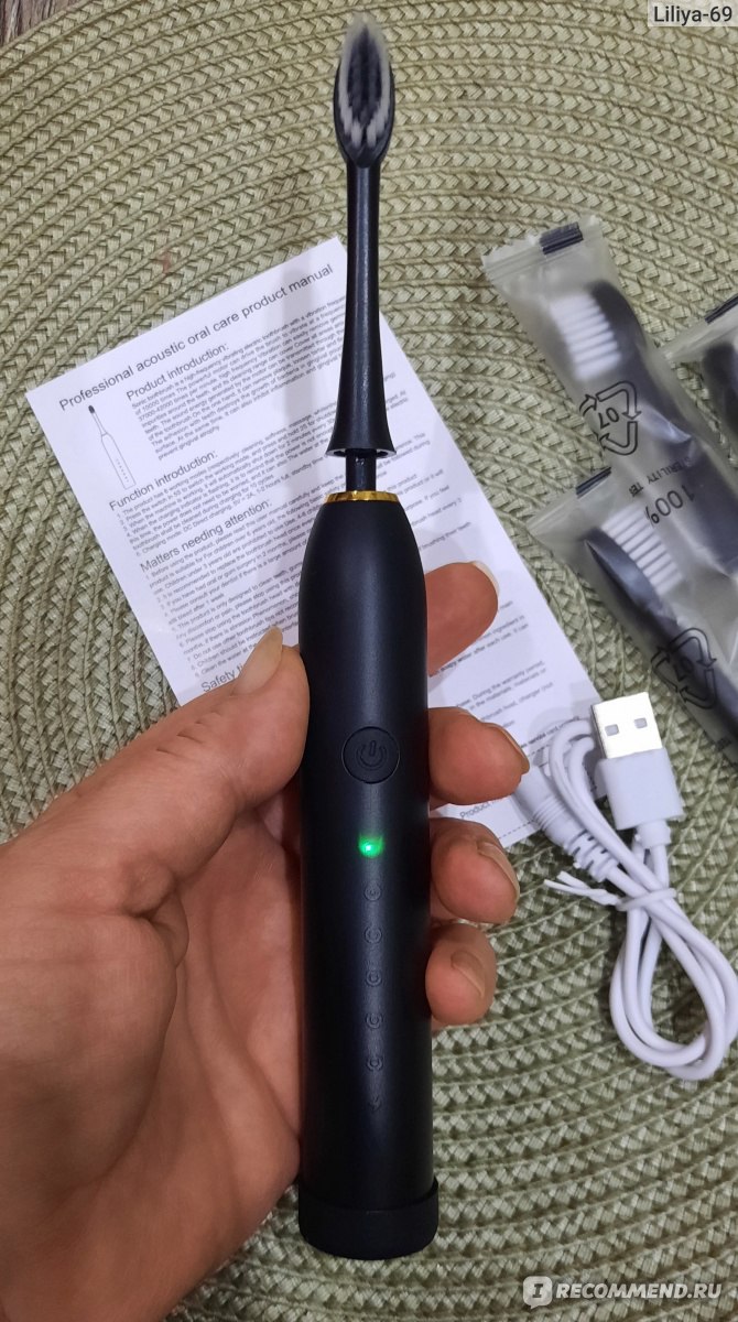 Звуковая зубная щетка Sonic Electric Toothbrush X-3 фото