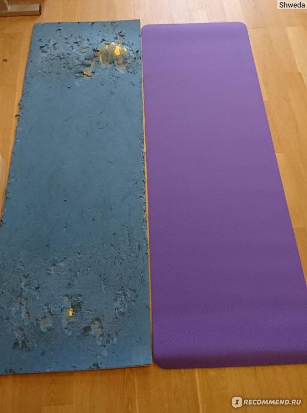 Гимнастический спортивный коврик для йоги фитнеса спорта