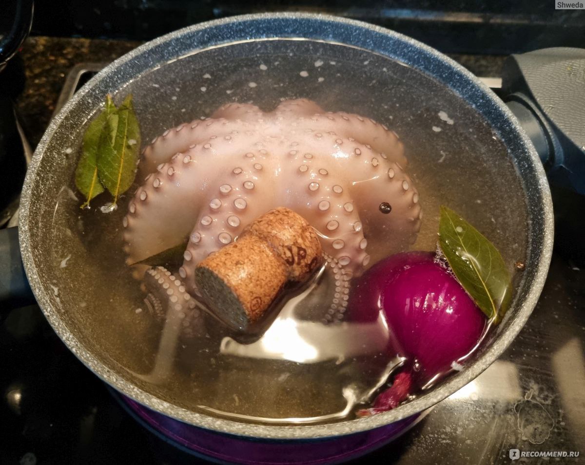 Морепродукты Свежий Осьминог - «Осьминоги нежностей не любят! Чем больше вы  над ними издеваетесь, тем вкуснее они будут. Секреты и рецепты  приготовления. Много интересных способов подачи.» | отзывы