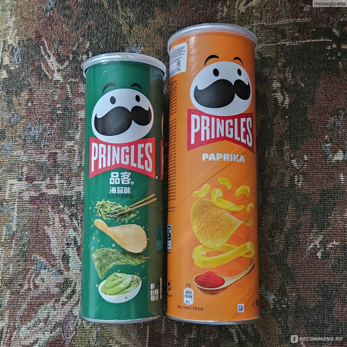 Чипсы картофельные Pringles Seaweed - «🔥 Pringles для азиатского рынка ...